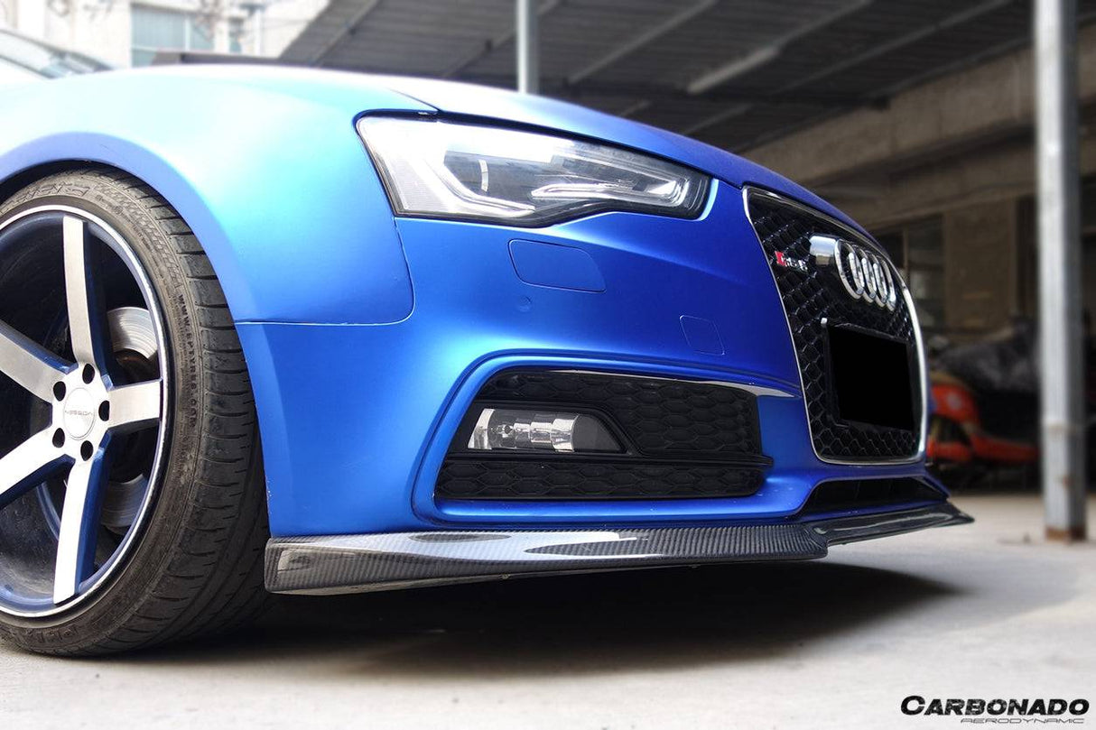 2009-2015 Audi A5 Sline S5 DM Style Carbon Fiber Front Lip