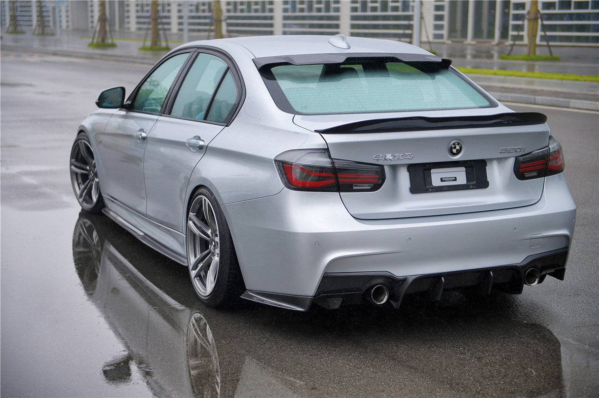 2011-2019 BMW 3 Series F30   F35 M-Tech GV Carbon Fiber Trunk Spoiler