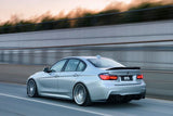 2011-2019 BMW 3 Series F30  F35 M-Tech GV Carbon Fiber Rear Lip with Diffuser   Caps