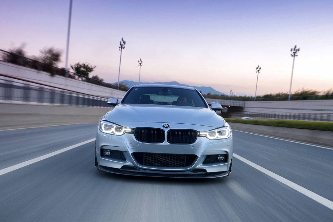 2011-2019 BMW 3 Series F30   F35 M-Tech GV Style Carbon Fiber Front Lip
