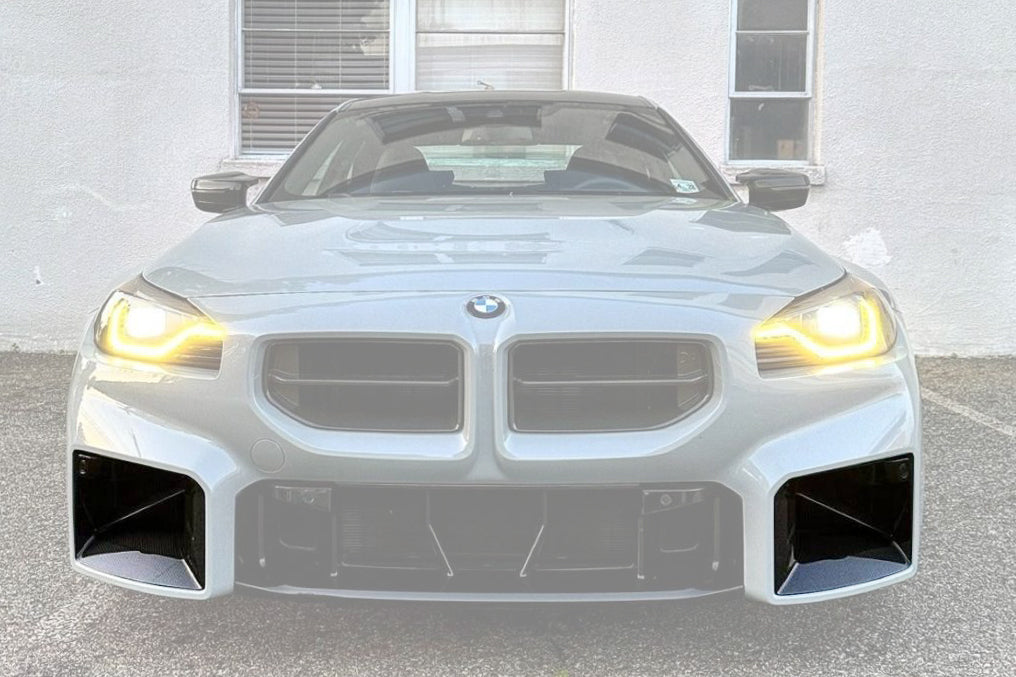 2021-UP BMW M2 G87 OD-MP Style Dry Carbon FIber Front Bumper Air Inlet Trim