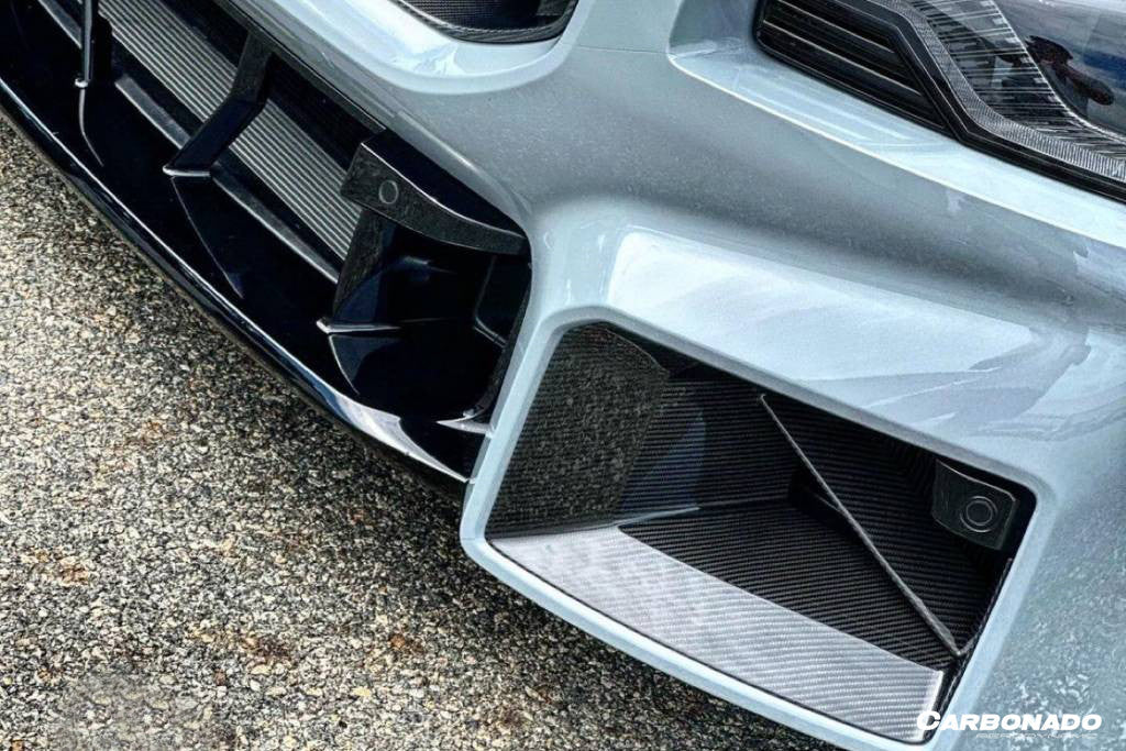 2021-UP BMW M2 G87 OD-MP Style Dry Carbon FIber Front Bumper Air Inlet Trim