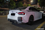 2021-UP BMW M2 G87 OD Style Dry Carbon FIber Rear Bumper Splitter Winglets