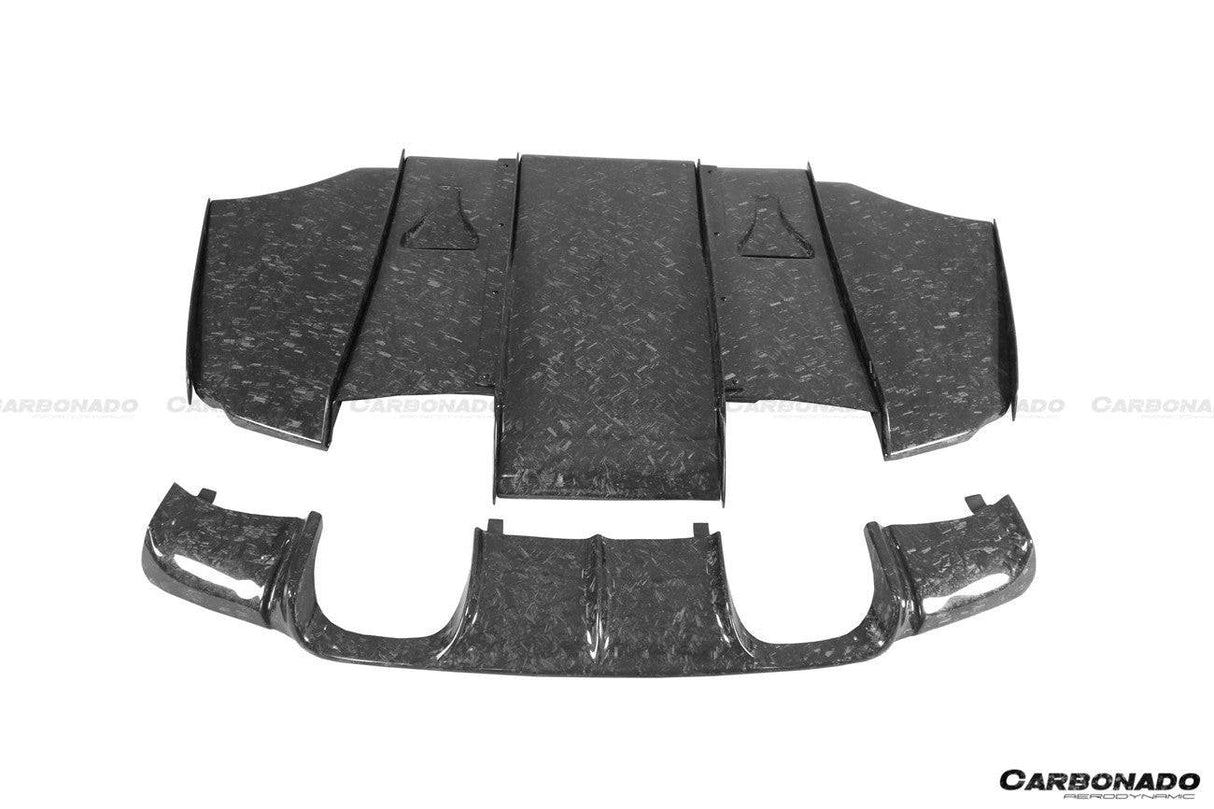 2008-2012 BMW M3 E92  E93 VA Style Carbon Fiber Rear Diffuser with Lip