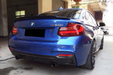 2013-2016 BMW 2 Series F22  F23 EXOT Style Rear Diffuser Lip (M-Tech Only)