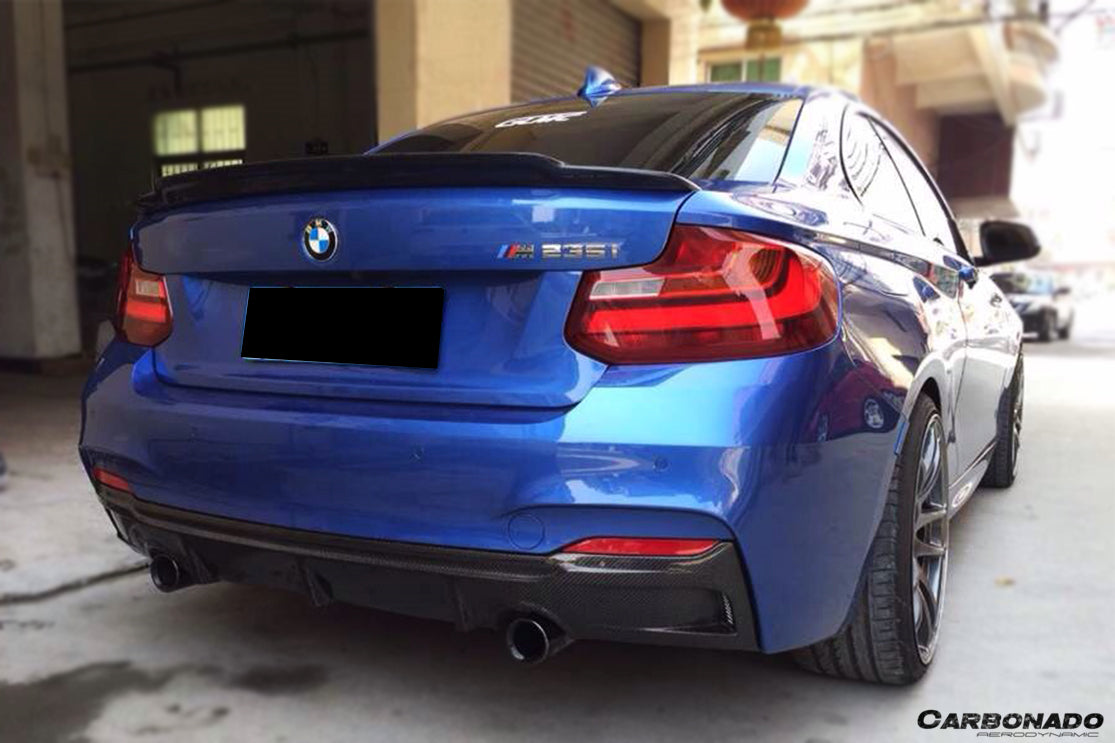 2013-2016 BMW 2 Series F22  F23 EXOT Style Rear Diffuser Lip (M-Tech Only)