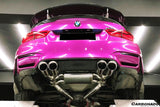 2014-2020 BMW M3 F80 M4 F82 SM Style Carbon Fiber Rear Lip