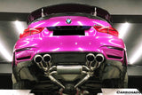 2014-2020 BMW M3 F80 | M4 F82 SM Style Carbon Fiber Rear Bumper Corner Extension