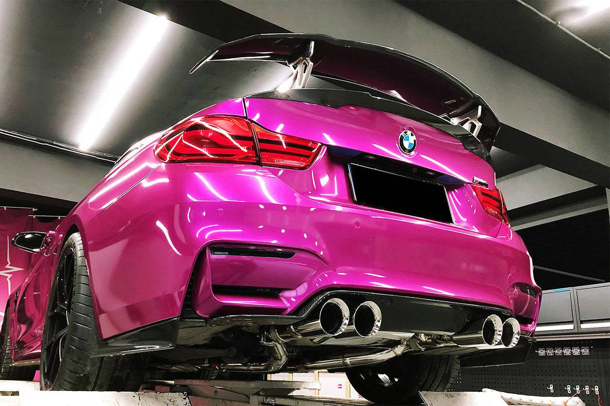 2014-2020 BMW M3 F80 | M4 F82 SM Style Carbon Fiber Rear Bumper Corner Extension