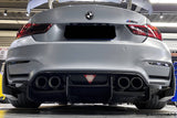 2014-2020 BMW M3 F80   M4 F82 SM Style Carbon Fiber Rear Diffuser and Lip