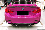 2014-2020 BMW M3 F80   M4 F82 SM Style Carbon Fiber Rear Diffuser and Lip