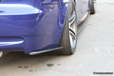 2008-2012 BMW M3 E90  E92  E93 ET Style Carbon Fiber Rear Bumper Splitter Caps