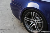 2008-2012 BMW M3 E90  E92  E93 ET Style Carbon Fiber Rear Bumper Splitter Caps