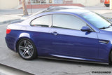 2008-2012 BMW M3 E90  E92  E93 ET Style Carbon Fiber Rear Bumper Splitter Caps