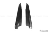 2008-2012 BMW M3 E90  E92  E93 ET Style Carbon Fiber Rear Bumper Splitter Caps