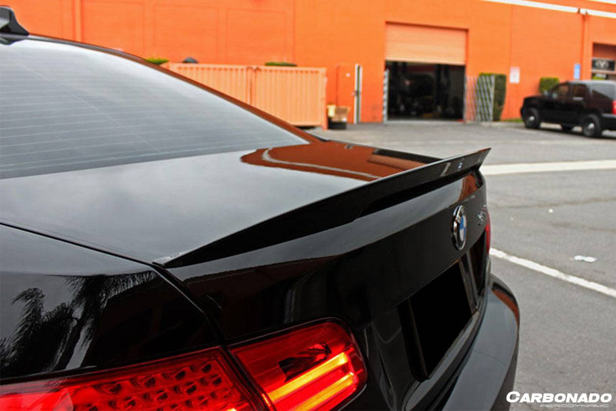2008-2012 BMW M3 E92 MP Style Carbon Fiber Trunk Spoiler