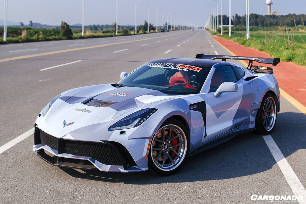2013-2019 Corvette C7 Z51 OE Style Carbon Fiber Hood Vent