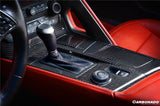 2013-2019 Corvette C7 Z06 Grandsport Dry Carbon Fiber Outside Gears Panel Protective Cover Trim