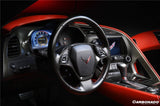 2013-2019 Corvette C7 Z06 Grandsport Dry Carbon Fiber Interior Dashboard Panel Decor Cover Trim
