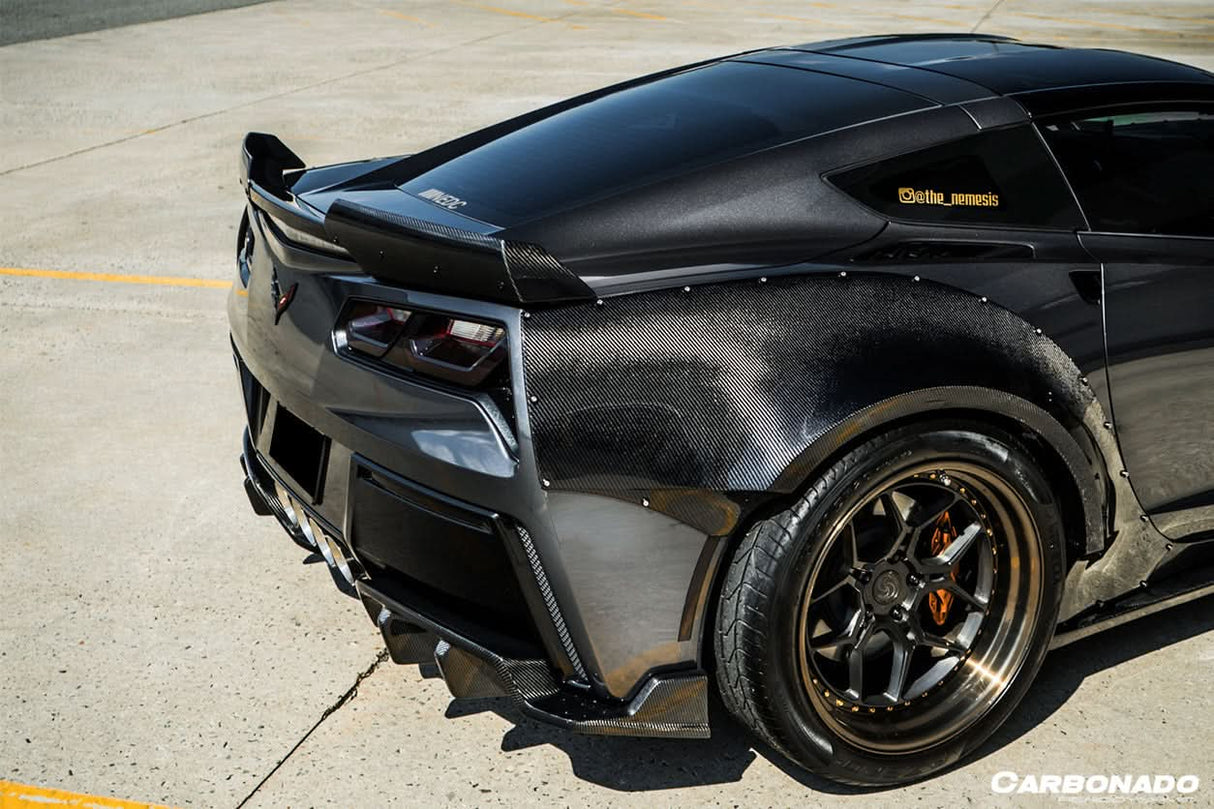 2013-2019 Corvette C7 Z51 Z06 Grandsport Carbon Fiber Trunk Spoiler