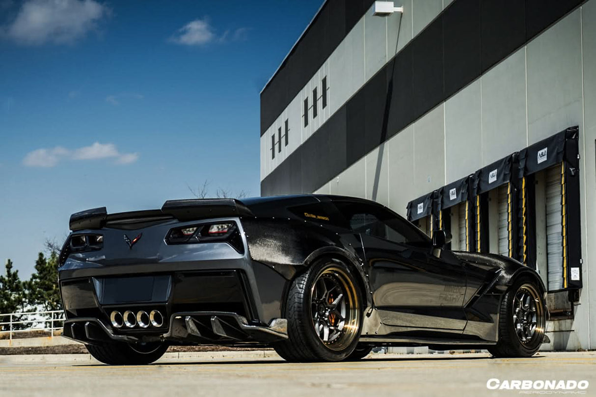 2013-2019 Corvette C7 Z51 Z06 Grandsport Carbon Fiber Trunk Spoiler