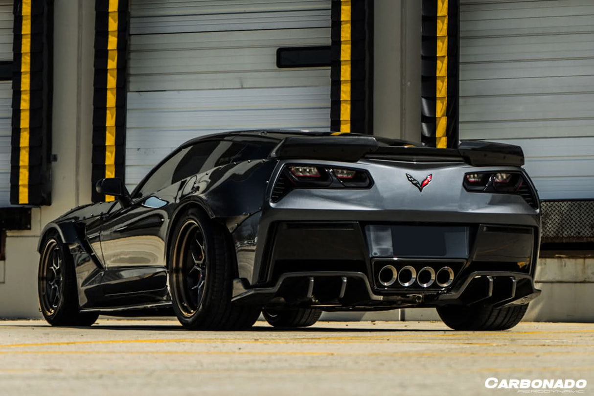 2013-2019 Corvette C7 Z51 Z06 Grandsport Carbon Fiber Trunk Spoiler