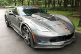 2013-2019 Corvette C7 Z51 Z06 Grandsport Carbon Fiber Front Lip with Caps