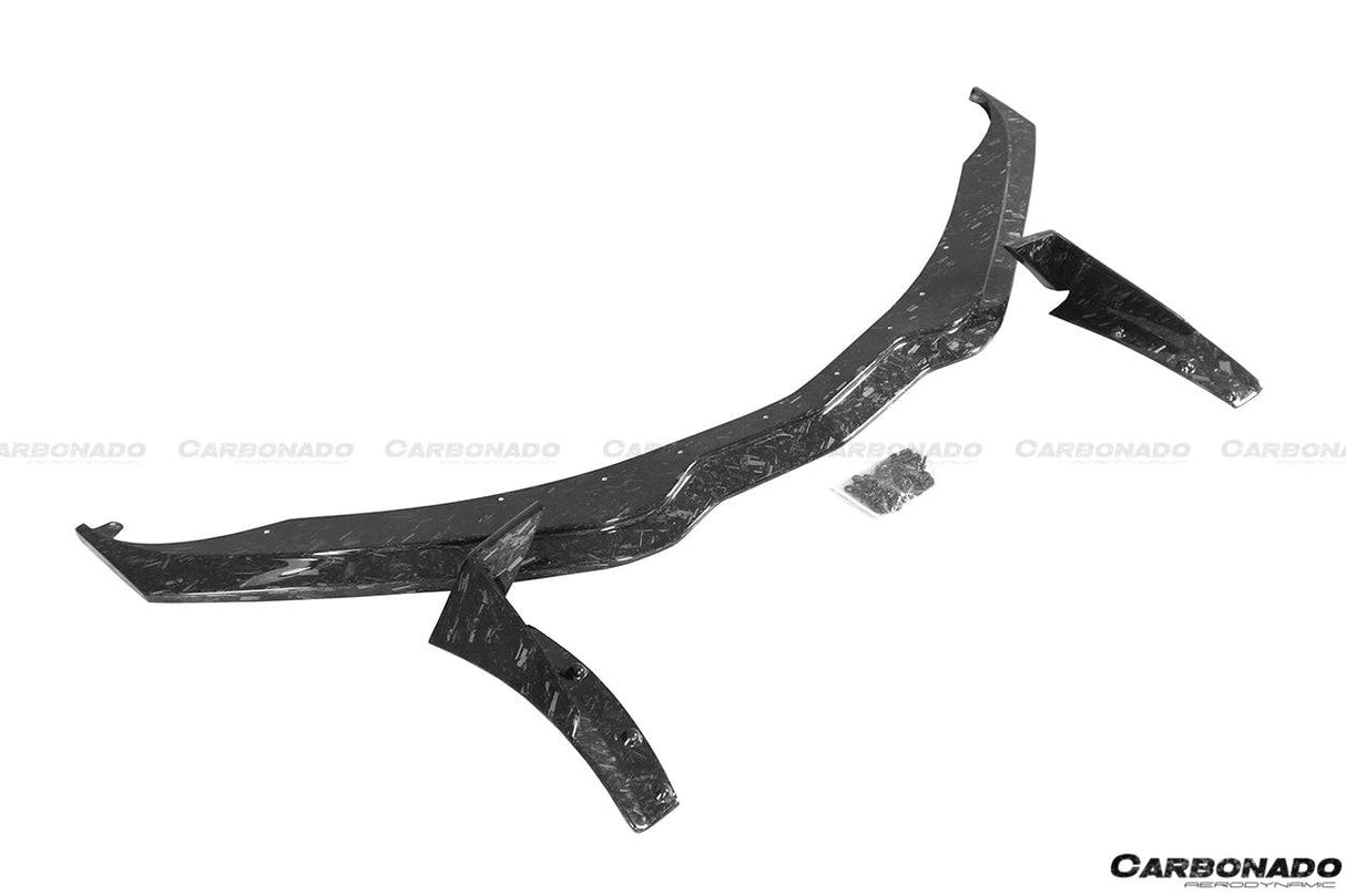 2013-2019 Corvette C7 Z51 Z06 Grandsport Carbon Fiber Front Lip with Caps