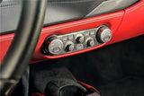 2015-2020 Ferrari 488 GTB Spider Dry Carbon Fiber AC Control Panel Cover