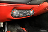 2015-2020 Ferrari 488 GTB Spider Dry Carbon Fiber AC Control Panel Cover