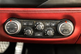 2015-2020 Ferrari Dry Carbon Fiber AC Control Panel Cover | Fits 488, Pista