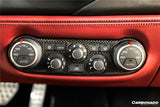 2015-2020 Ferrari 488 GTB Spider Dry Carbon Fiber AC Control Panel Cover