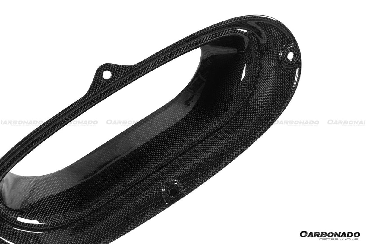 2019-2024 Ferrari F8 OEM Style Dry Carbon Fiber Hood Vents