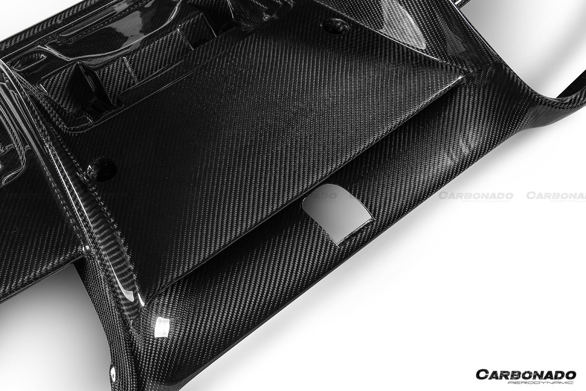 2019-2024 Ferrari F8 OEM Style Dry Carbon Fiber Rear Diffuser Lip