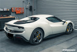 2022-UP Ferrari 296 GTB And GTS OE Style Carbon Fiber Rear Bumper With Diffuser