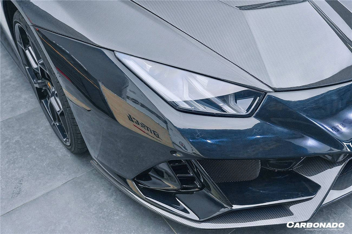 2015-2025 Lamborghini Huracan LP610  LP580  Evo  Tecnica VRS Style Carbon Fiber Hood