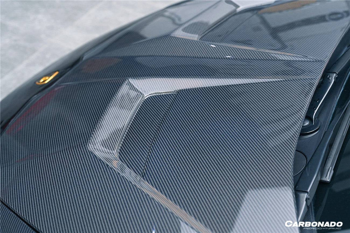 2015-2025 Lamborghini Huracan LP610  LP580  Evo  Tecnica VRS Style Carbon Fiber Hood