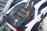 2011-2016 Lamborghini Aventador LP700 Coupe BKSS Style Carbon Fiber Engine Trunk