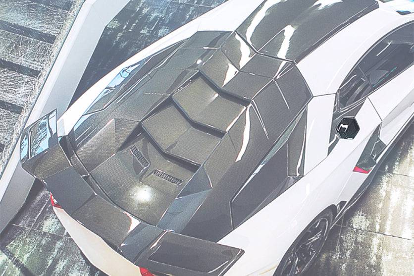 2011-2016 Lamborghini Aventador LP700 Coupe OEM Style Carbon Fiber Gas Cap Repalcement