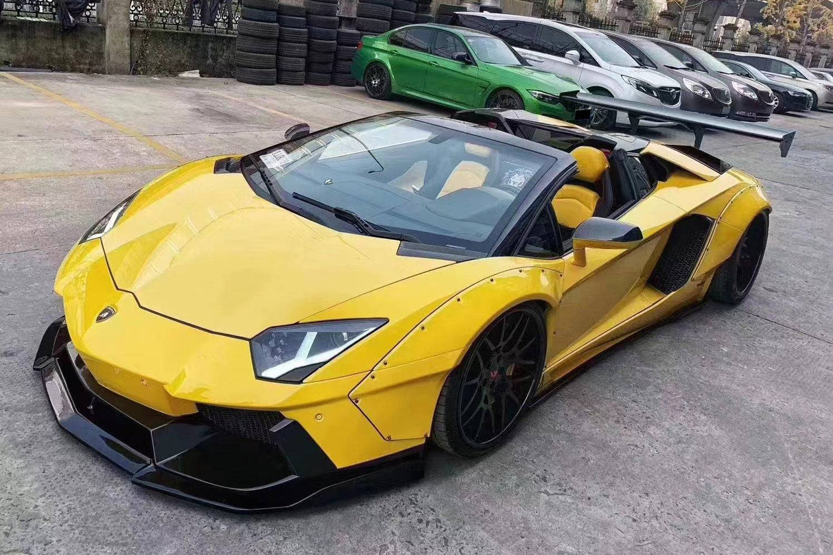 2011-2016 Lamborghini Aventador LP700 Coupe | Roadster DE Style Front Wide Fender Flares
