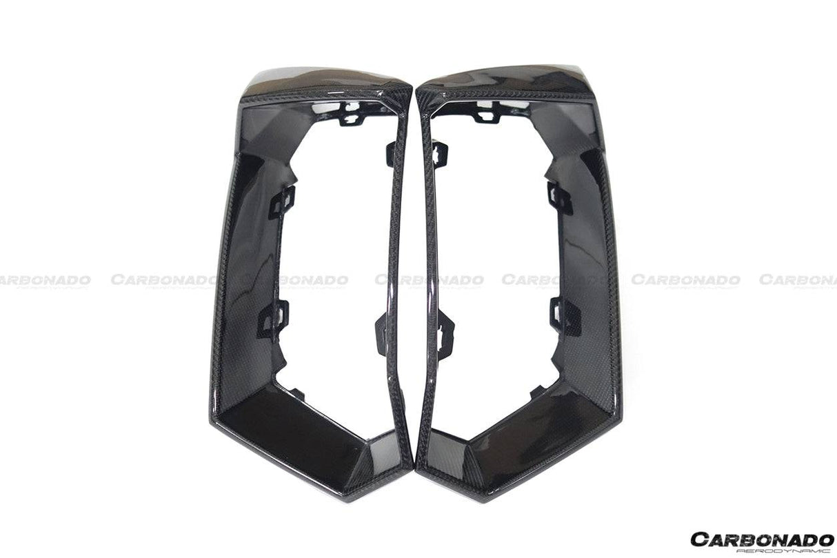 2011-2016 Lamborghini Aventador LP700 Coupe  Roadster Oem Style Carbon Fiber Rear Bumper Grille