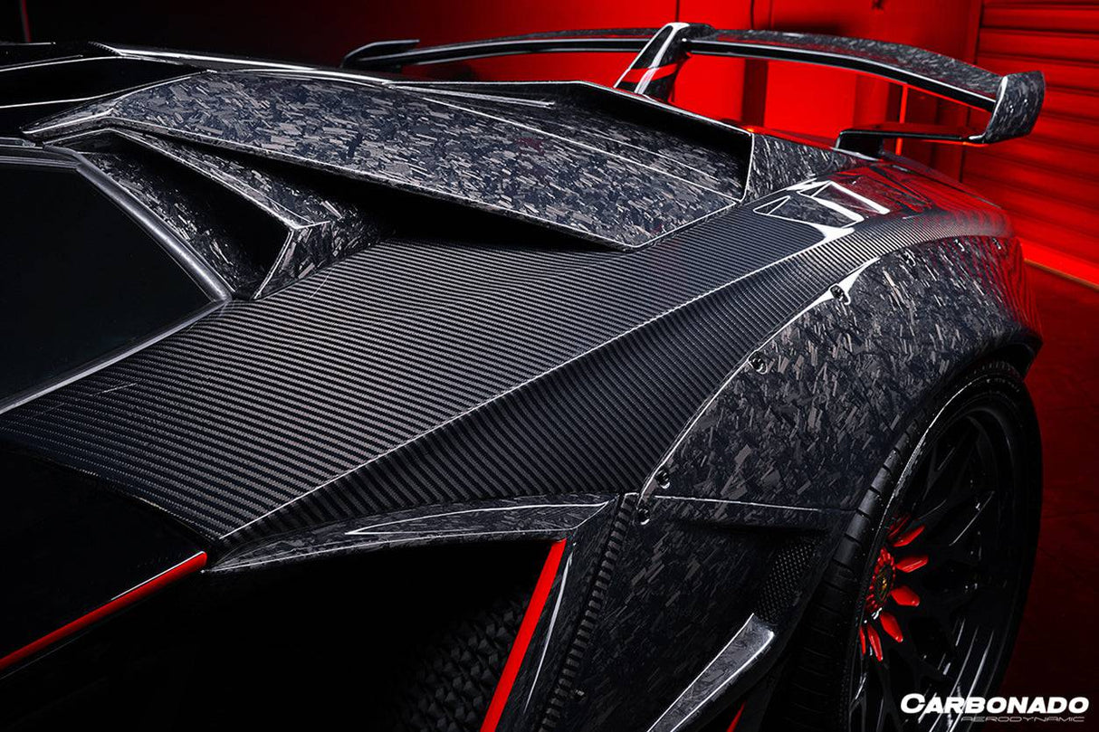 2013-2016 Lamborghini Aventador LP700 LP740 Roadster OEM Style Carbon Fiber Rear Intake Panel