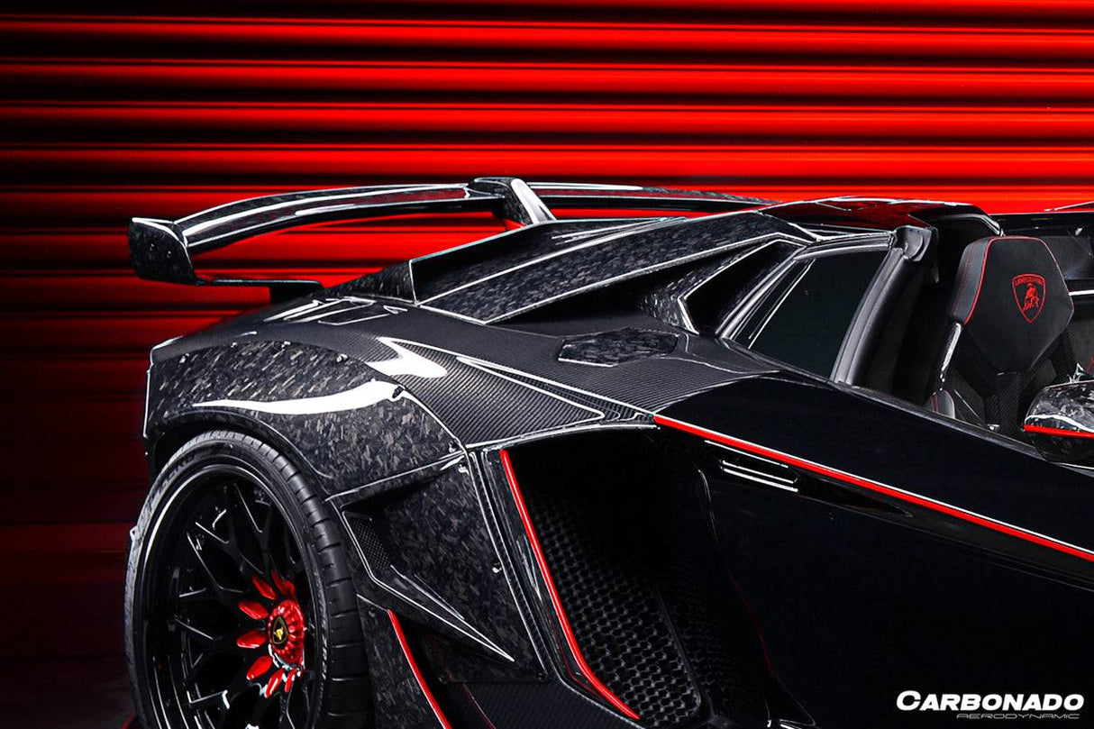 2013-2016 Lamborghini Aventador LP700 LP740 Roadster OEM Style Carbon Fiber Rear Intake Panel
