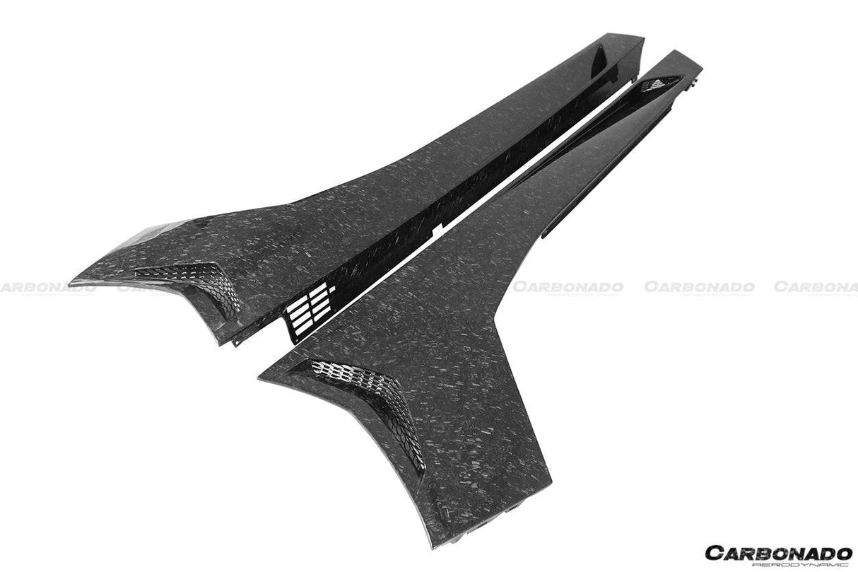 2011-2021 Lamborghini Aventador LP700 LP740 Coupe  Roadster OEM Style Carbon Fiber Side Skirts