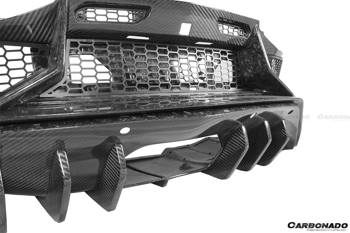 2011-2016 Lamborghini Aventador LP700 Coupe  Roadster SV Style Rear Bumper