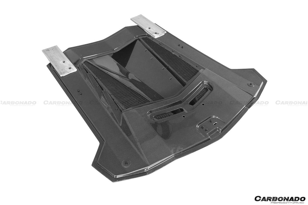 2011-2016 Lamborghini Aventador LP700 Coupe DM Style Carbon Fiber Engine Trunk