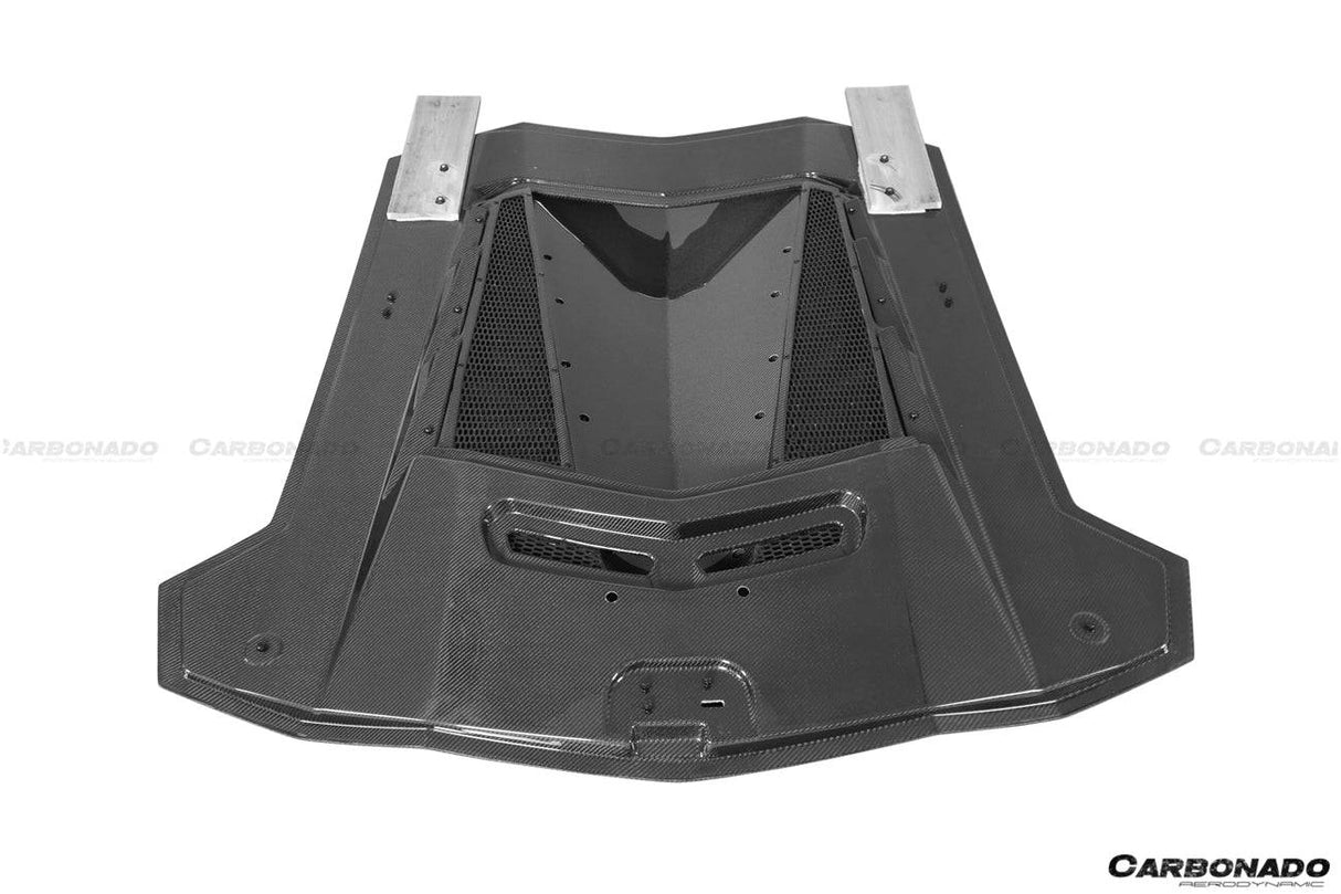 2011-2016 Lamborghini Aventador LP700 Coupe DM Style Carbon Fiber Engine Trunk