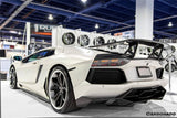 2011-2016 Lamborghini Aventador Style Carbon Fiber Side Skirts Carbonado (DM) Fits: LP700 Coupe and Roadster
