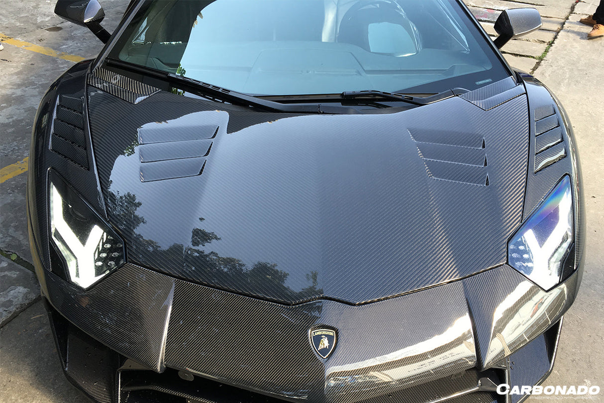 2011-2021 Lamborghini Aventador LP700 LP720 LP740 Coupe Roadster BKSS Style Carbon Fiber Front Fender