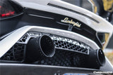 2011-2021 Lamborghini Aventador LP700 LP740 LP750 Coupe Roadster SVJ Style Part Dry Carbon Fiber Rear Bumper